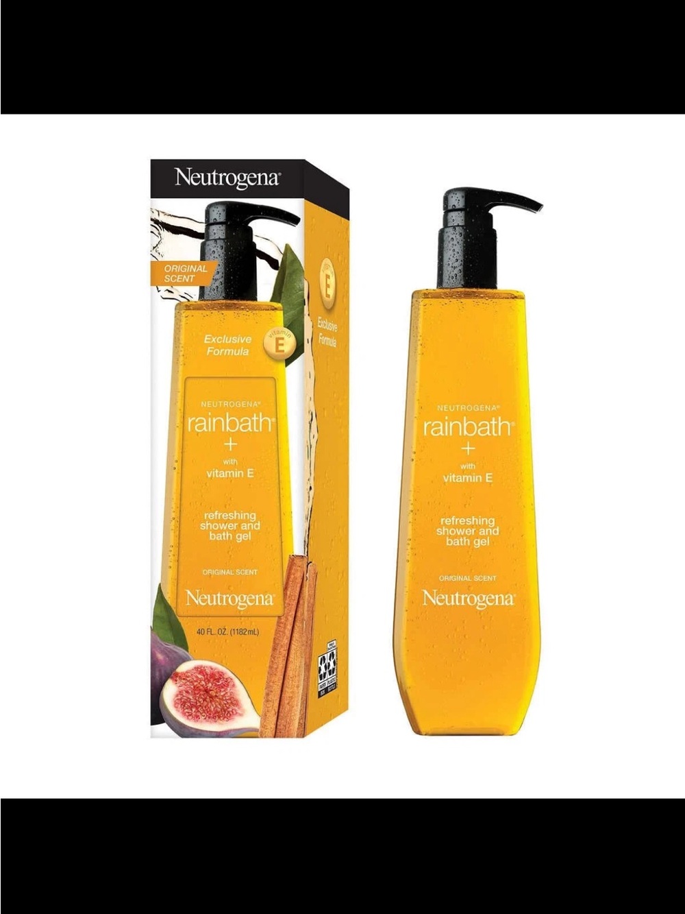 Neutrogena Rainbath Refreshing Shower & Bath Gel - Orange, Black 40FL OZ